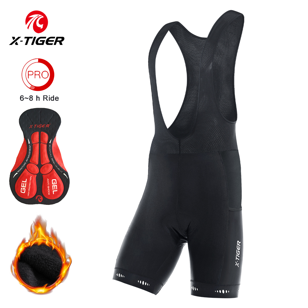 Cycling Commute Backpack - X-TIGER Herren Fleece warme Rucksack-Radhose Herbst