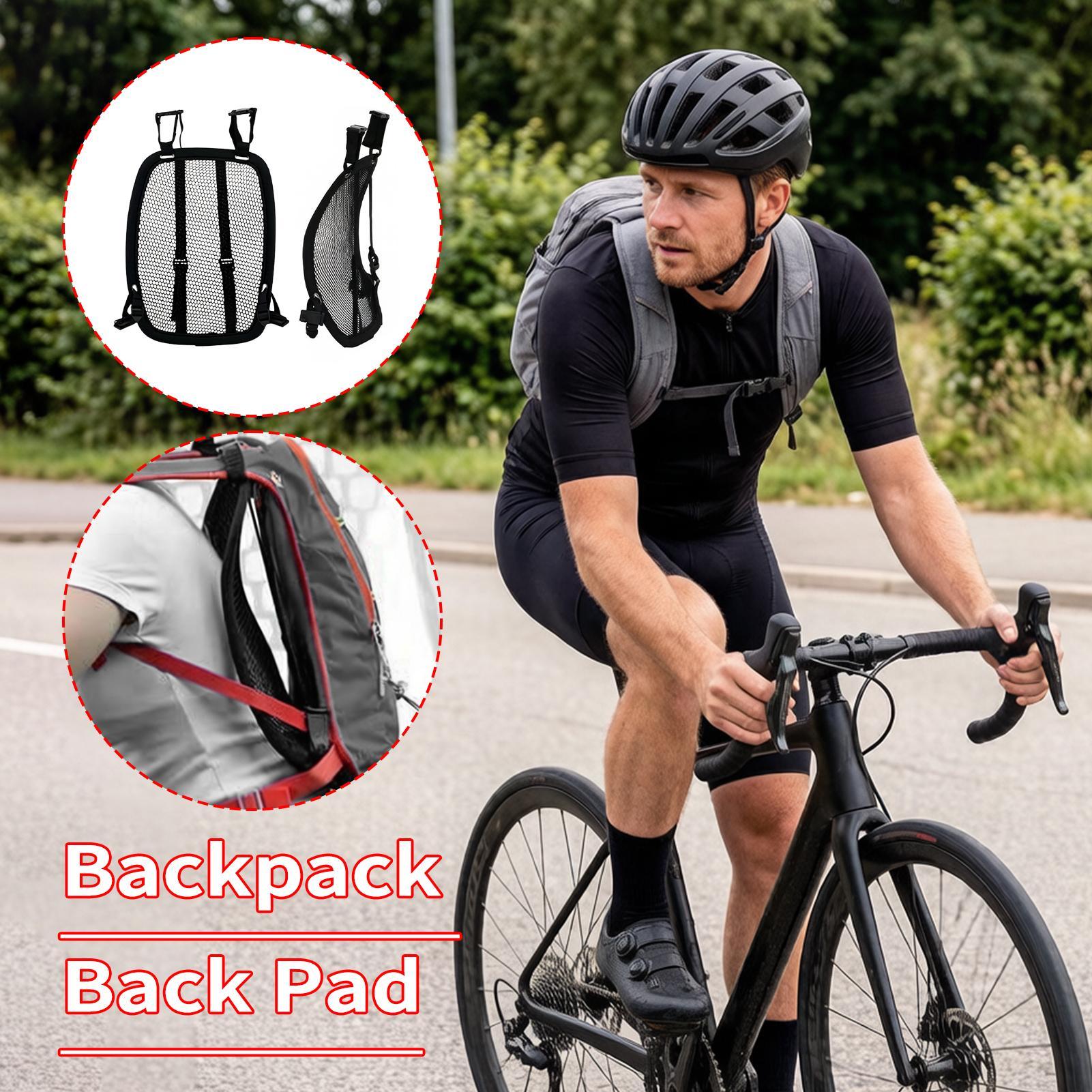 Cycling Commute Backpack - Universeller Rucksack-Luftstrom-Abstandshalter, Rucksack-Abstandshalter-Rahmen, atmungsaktives, verstellbares Netz