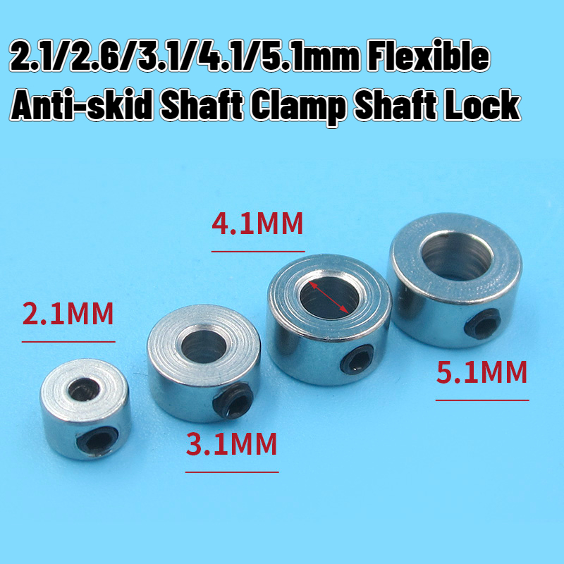 Cable Lock Flexible - 5 stücke Metall 2,1mm/2,6mm/3,1mm/4,1mm/5,1mm Flex-Kabels chloss