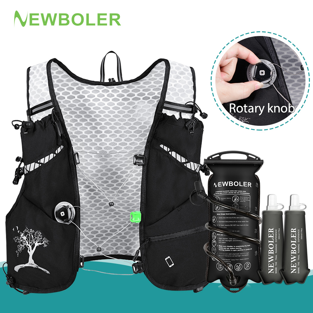 Cycling Commute Backpack - NEWBOLER 8L Outdoor Trail Running Rucksack