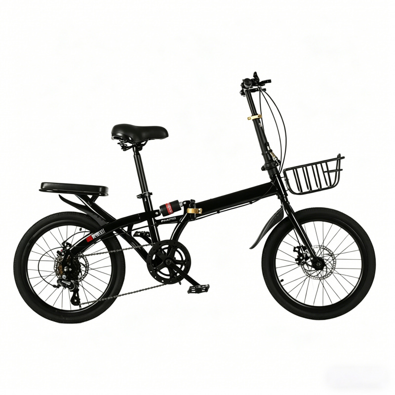 Commuter Biking - 20-Zoll-Klapprad, 7-Gang-Fahrrad für Erwachsene, tragbares, ultraleichtes