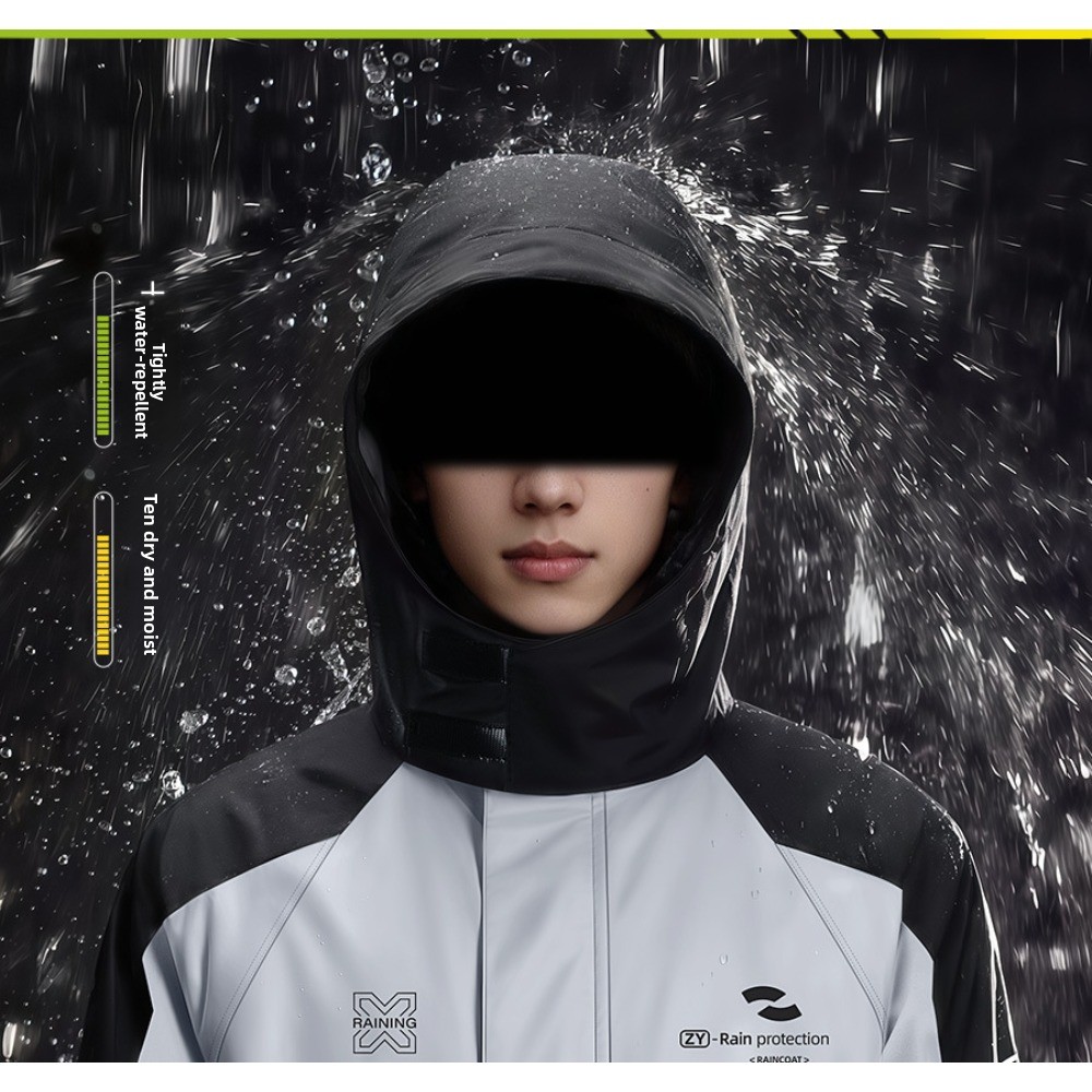 Zweiteiliger Motorrad-Regenanz – Cycling Commute Jacket Bewertung und Preis