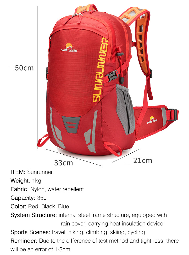 35L Wanderrucksack mit großem  – Cycling Commute Backpack Bewertung und Preis